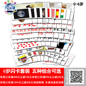 闪卡全套装 开启0岁宝宝智力发展的第一步
